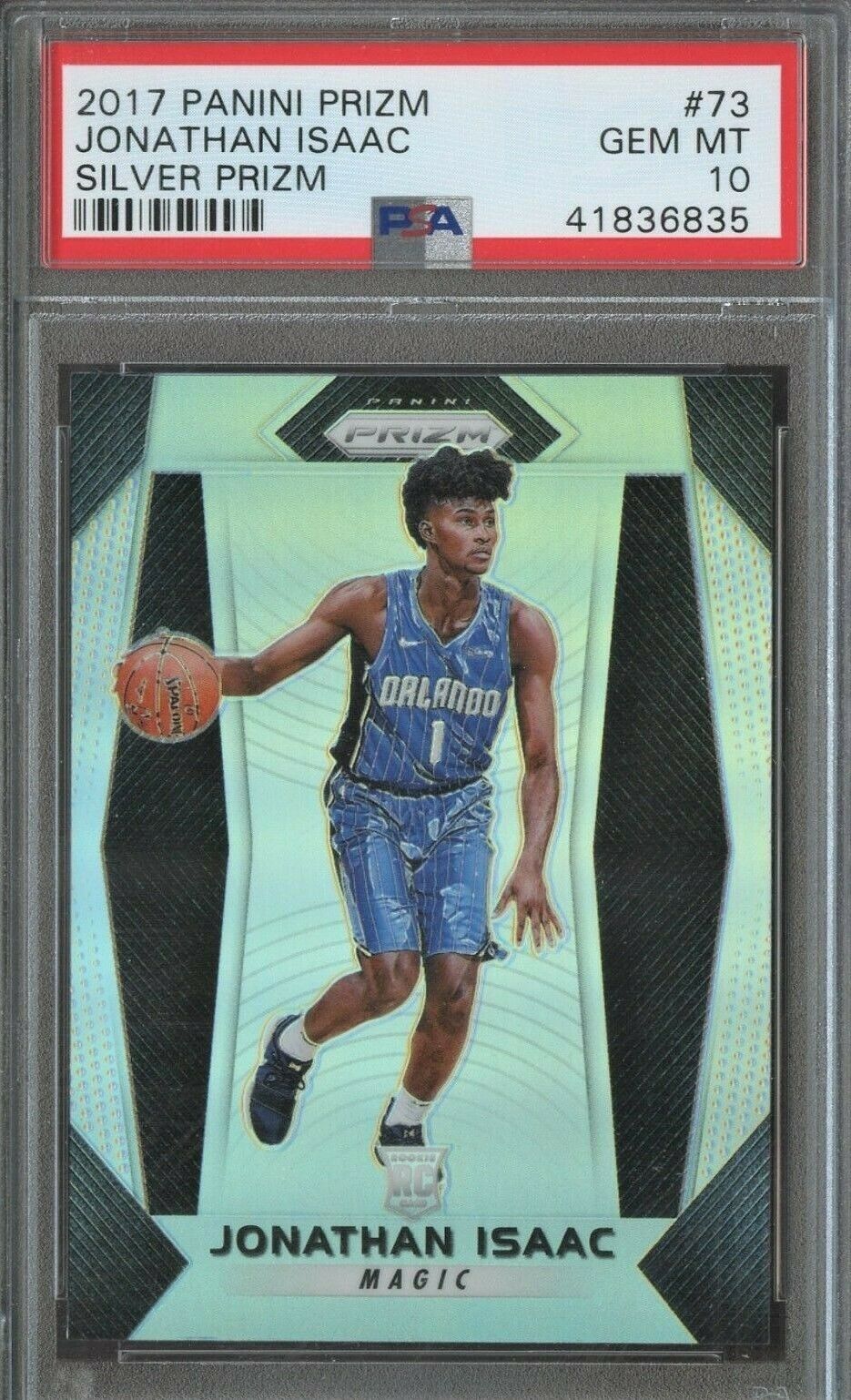 2017 Panini Prizm Jonathan Isaac Silver Prizm sports card