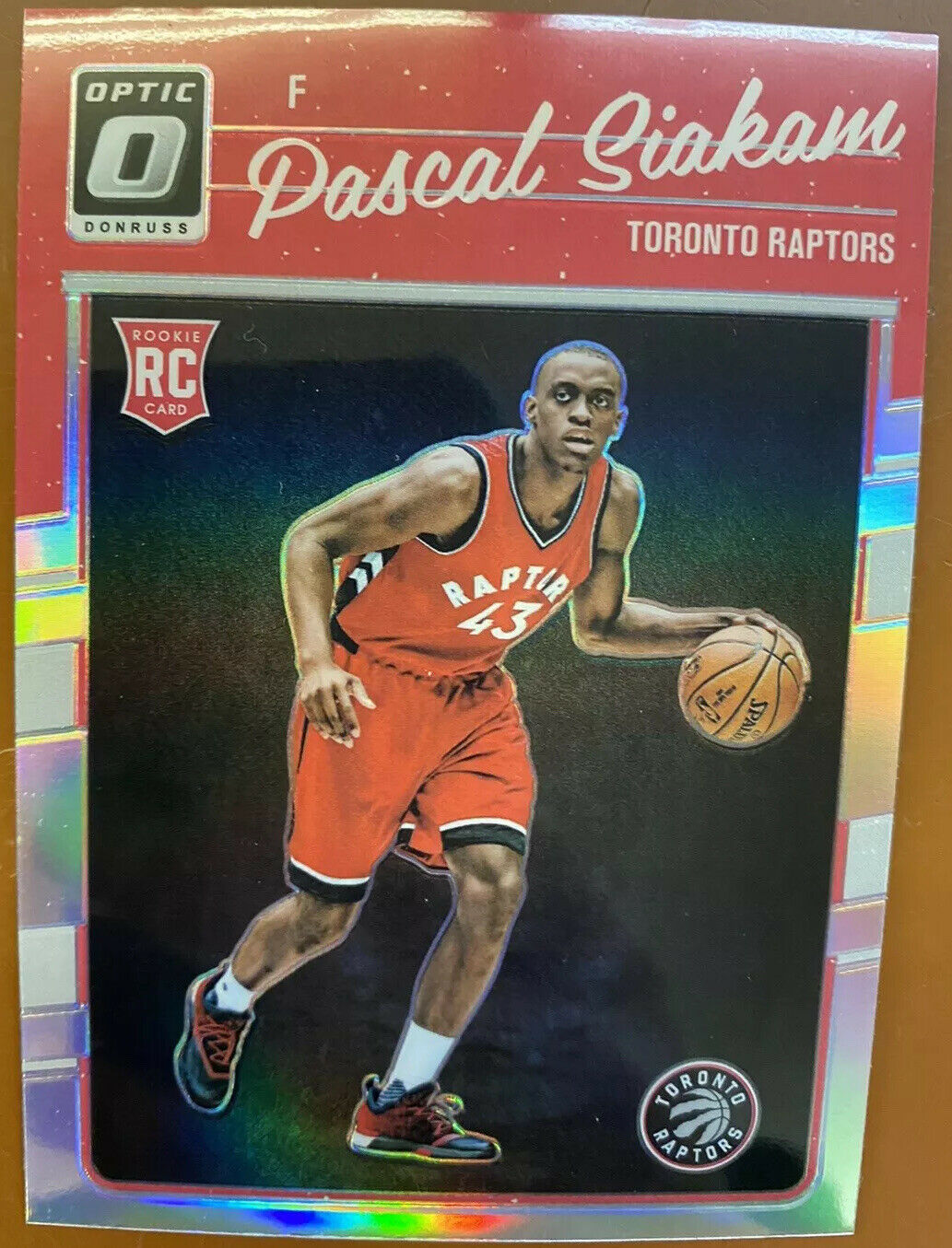 Image of Optic Holo RC Pascal Siakam sports trading card