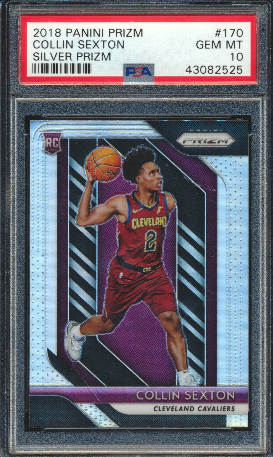 Image of 2018 Panini Prizm Collin Sexton Silver Prizm sports trading card