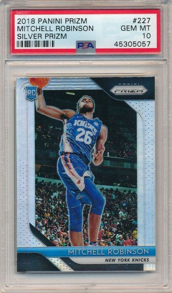 2018 Panini Prizm Mitchell Robinson Silver Prizm sports card