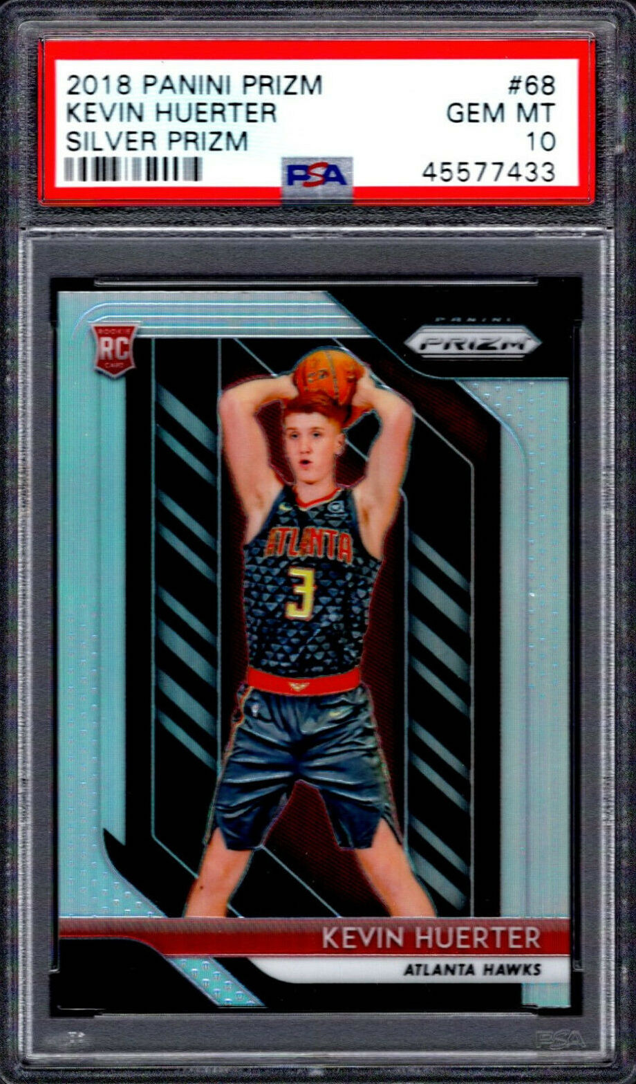 2018 Panini Prizm Kevin Huerter Silver Prizm sports card