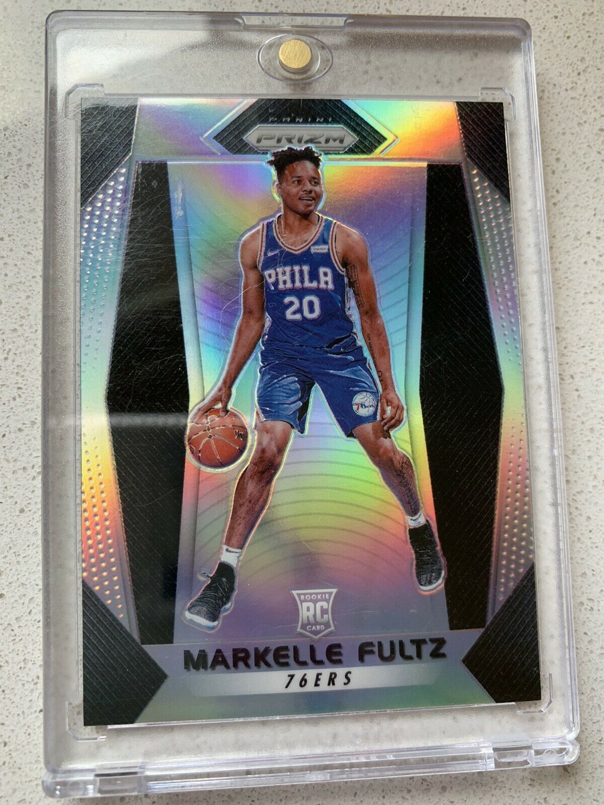 Image of Prizm Silver RC Markelle Fultz sports trading card
