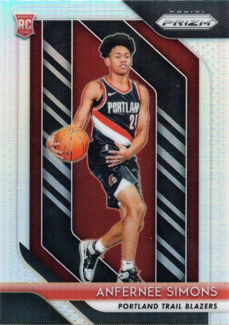 Image of Anfernee Simons sports trading card