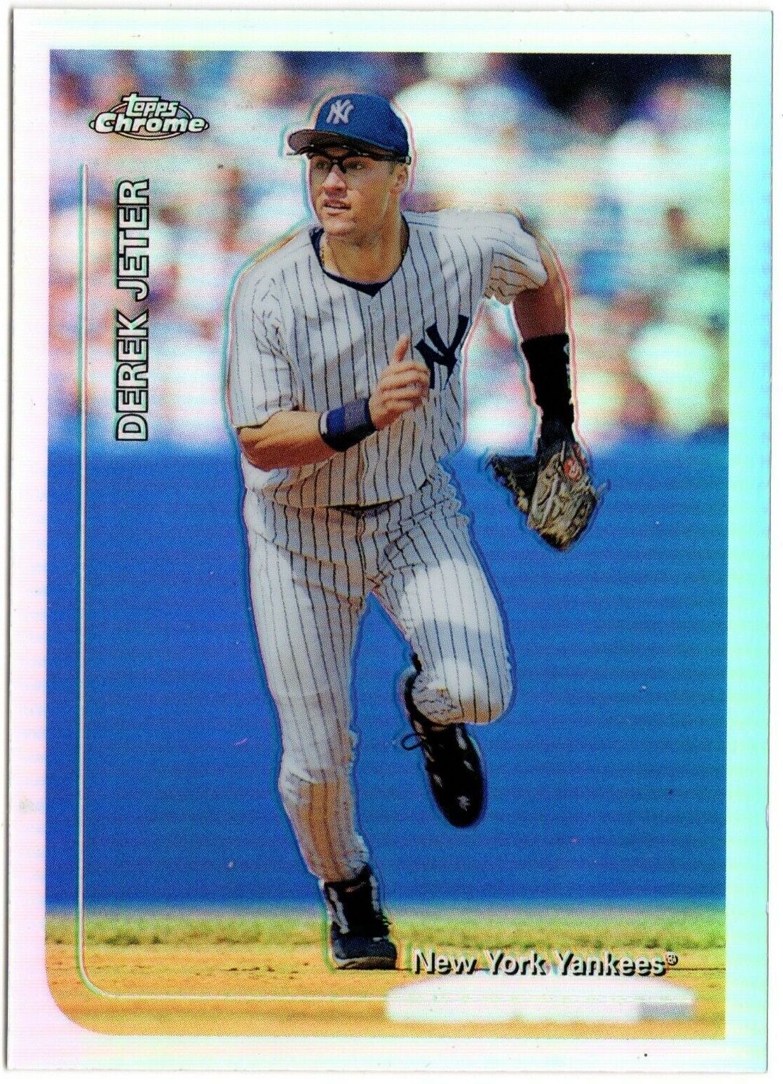 Topps Chrome Derek Jeter, New York Yankees, sports card