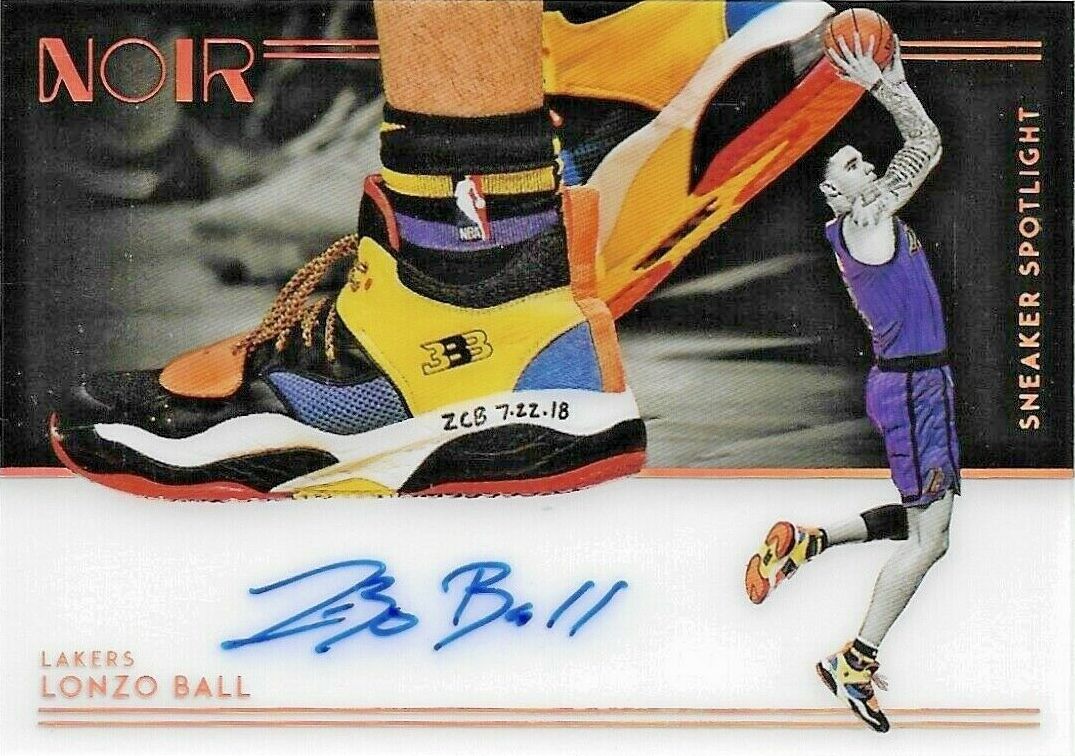 Image of Noir Sneaker Spotlight card for Lonzo Ball