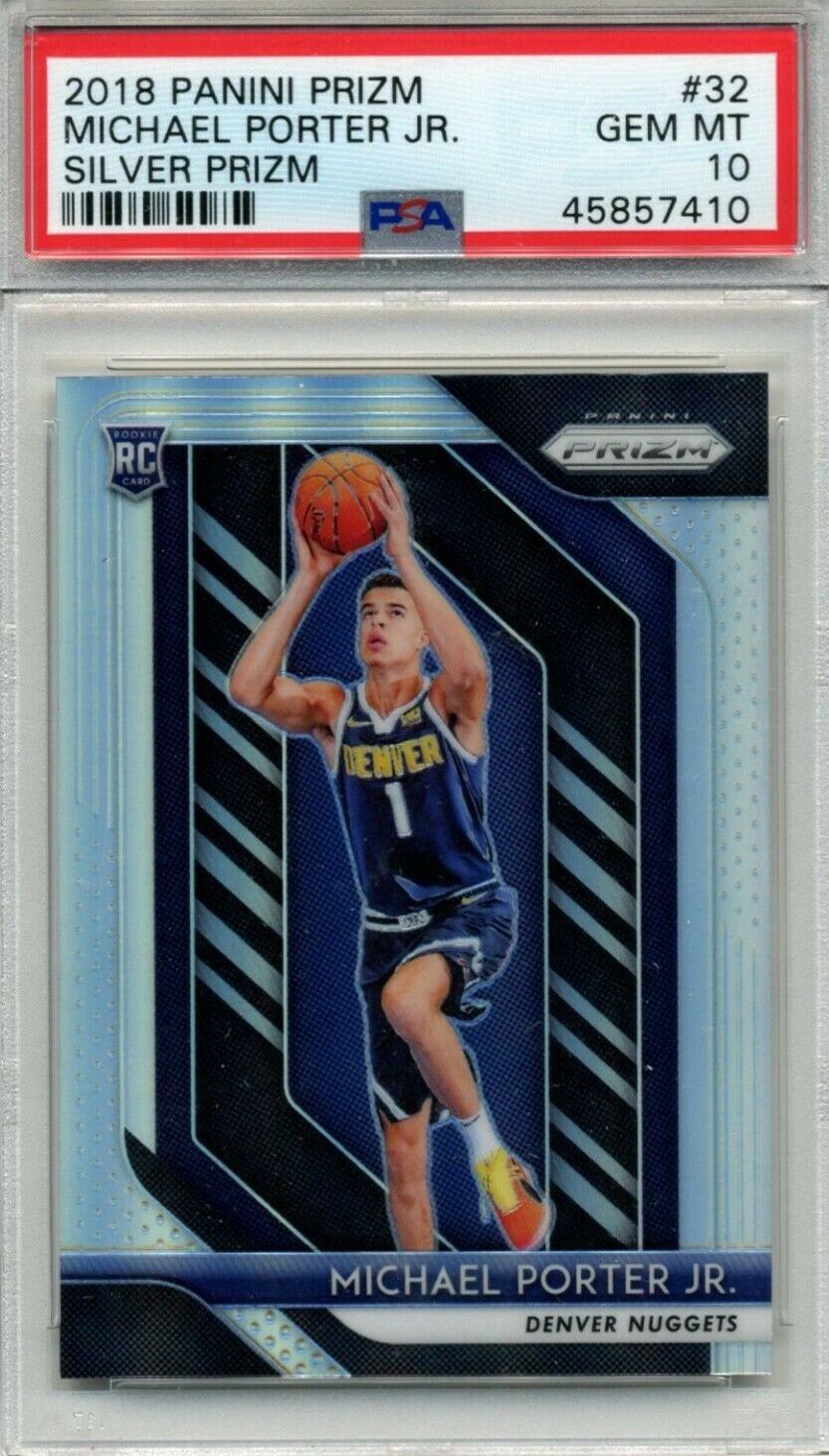 2018 Panini Prizm Michael Porter Jr. Silver Prizm sports card