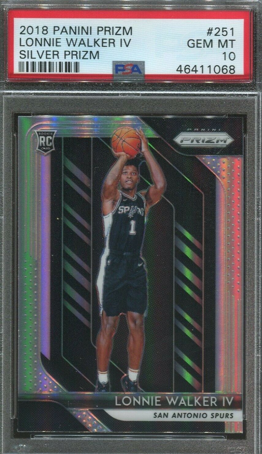 2018 Panini Prizm Lonnie Walker IV Silver Prizm sports card