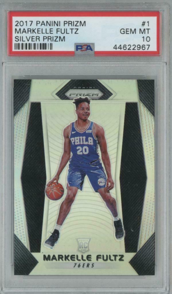 2017 Panini Prizm Markelle Fultz Silver Prizm sports card