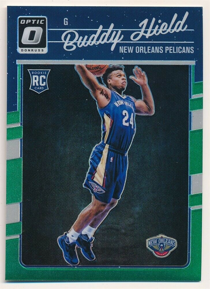 Image of Optic Green Buddy Hield sports trading card